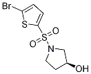 (S)-1-(5-Bromo-thiophene-2-sulfonyl)-pyrrolidin-3-ol Structure