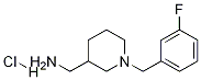 [1-(3-Fluoro-benzyl)-piperidin-3-yl]-methyl-amine hydrochloride Struktur