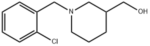 1-(2-氯-苄基)-哌啶-3-基]-甲醇 结构式