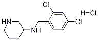 (2,4-二氯-苄基)-哌啶-3-基-胺盐酸盐 结构式