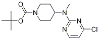 4-[(4-Chloro-pyrimidin-2-yl)-methyl-amino]-piperidine-1-carboxylic acid tert-butyl ester Structure