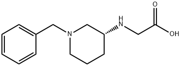 ((R)-1-Benzyl-piperidin-3-ylaMino)-acetic acid 结构式