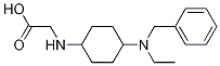 (1R,4R)-[4-(Benzyl-ethyl-aMino)-cyclohexylaMino]-acetic acid Structure