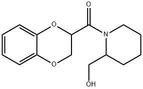 (2,3-二氢-苯并[1,4]二氧杂环己-2-基)-(2-羟甲基哌啶-1-基)-甲酮, 1156630-89-5, 结构式