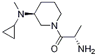 (S)-2-AMino-1-[(S)-3-(cyclopropyl-Methyl-aMino)-piperidin-1-yl]-propan-1-one Struktur