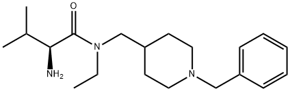 (S)-2-AMino-N-(1-benzyl-piperidin-4-ylMethyl)-N-ethyl-3-Methyl-butyraMide Struktur