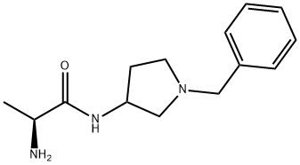 (S)-2-AMino-N-(1-benzyl-pyrrolidin-3-yl)-propionaMide Struktur