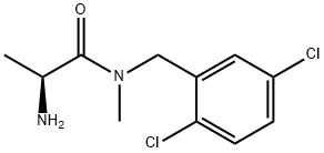 (S)-2-AMino-N-(2,5-dichloro-benzyl)-N-Methyl-propionaMide Struktur