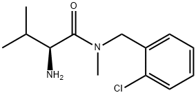 (S)-2-氨基-N-(2-氯苄基)-N,3-二甲基丁酰胺, 1307222-47-4, 结构式