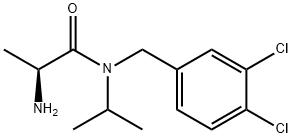 (S)-2-AMino-N-(3,4-dichloro-benzyl)-N-isopropyl-propionaMide Struktur