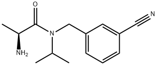 (S)-2-AMino-N-(3-cyano-benzyl)-N-isopropyl-propionaMide Structure