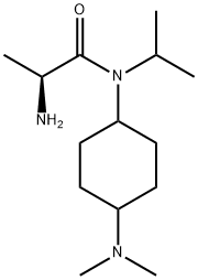 (S)-2-AMino-N-(4-diMethylaMino-cyclohexyl)-N-isopropyl-propionaMide Structure