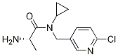 (S)-2-AMino-N-(6-chloro-pyridin-3-ylMethyl)-N-cyclopropyl-propionaMide Struktur