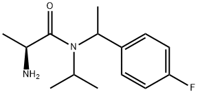 (S)-2-AMino-N-[1-(4-fluoro-phenyl)-ethyl]-N-isopropyl-propionaMide Struktur