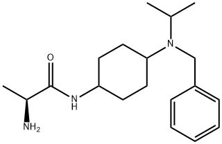(S)-2-AMino-N-[4-(benzyl-isopropyl-aMino)-cyclohexyl]-propionaMide Structure