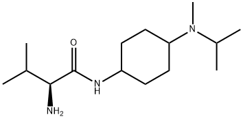 (S)-2-AMino-N-[4-(isopropyl-Methyl-aMino)-cyclohexyl]-3-Methyl-butyraMide Struktur