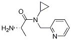 (S)-2-AMino-N-cyclopropyl-N-pyridin-2-ylMethyl-propionaMide Struktur