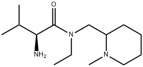 (S)-2-AMino-N-ethyl-3-Methyl-N-(1-Methyl-piperidin-2-ylMethyl)-butyraMide Struktur