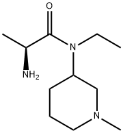(S)-2-AMino-N-ethyl-N-(1-Methyl-piperidin-3-yl)-propionaMide Struktur