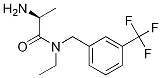 (S)-2-AMino-N-ethyl-N-(3-trifluoroMethyl-benzyl)-propionaMide 结构式