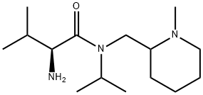 (S)-2-AMino-N-isopropyl-3-Methyl-N-(1-Methyl-piperidin-2-ylMethyl)-butyraMide Struktur