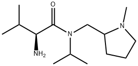 (S)-2-AMino-N-isopropyl-3-Methyl-N-(1-Methyl-pyrrolidin-2-ylMethyl)-butyraMide 化学構造式