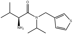 (S)-2-AMino-N-isopropyl-3-Methyl-N-thiophen-3-ylMethyl-butyraMide 结构式