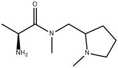 (S)-2-AMino-N-Methyl-N-(1-Methyl-pyrrolidin-2-ylMethyl)-propionaMide Struktur