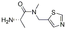 (S)-2-AMino-N-Methyl-N-thiazol-5-ylMethyl-propionaMide Struktur