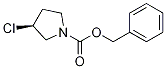 (S)-3-Chloro-pyrrolidine-1-carboxylic acid benzyl ester Struktur
