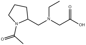 [(1-Acetyl-pyrrolidin-2-ylMethyl)-ethyl-aMino]-acetic acid Struktur