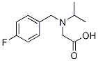 [(4-Fluoro-benzyl)-isopropyl-aMino]-acetic acid Struktur