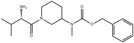 [1-((S)-2-AMino-3-Methyl-butyryl)-piperidin-3-ylMethyl]-carbaMic acid benzyl ester Structure