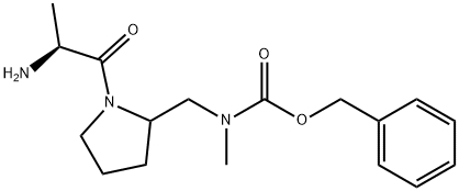 [1-((S)-2-AMino-propionyl)-pyrrolidin-2-ylMethyl]-Methyl-carbaMic acid benzyl ester Struktur