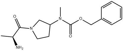 [1-((S)-2-AMino-propionyl)-pyrrolidin-3-ylMethyl]-carbaMic acid benzyl ester Struktur
