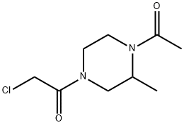 1-(4-Acetyl-3-Methyl-piperazin-1-yl)-2-chloro-ethanone Structure