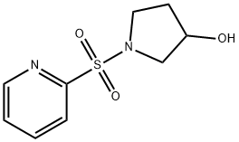 1-(吡啶-2-磺酰基)-吡咯烷-3-醇, 1353947-28-0, 结构式
