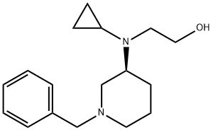 2-[((S)-1-Benzyl-piperidin-3-yl)-cyclopropyl-aMino]-ethanol Struktur