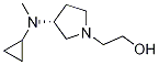 2-[(R)-3-(Cyclopropyl-Methyl-aMino)-pyrrolidin-1-yl]-ethanol 结构式