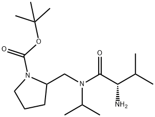 1354023-57-6 2-{[((S)-2-AMino-3-Methyl-butyryl)-isopropyl-aMino]-Methyl}-pyrrolidine-1-carboxylic acid tert-butyl ester