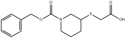 1353971-17-1 3-CarboxyMethylsulfanyl-piperidine-1-carboxylic acid benzyl ester