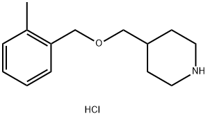 4-(2-甲基-苄氧基甲基)-哌啶盐酸盐, 1289384-88-8, 结构式