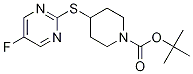 4-(5-Fluoro-pyriMidin-2-ylsulfanyl)
-piperidine-1-carboxylic acid tert-
butyl ester Struktur