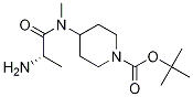 4-[((S)-2-AMino-propionyl)-Methyl-aMino]-piperidine-1-carboxylic acid tert-butyl ester Structure
