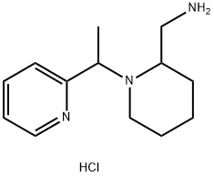 C-[1-(1-Pyridin-2-yl-ethyl)-piperidin-2-yl]-MethylaMine hydrochloride Structure