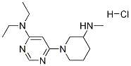 Diethyl-[6-(3-MethylaMino-piperidin-1-yl)-pyriMidin-4-yl]-aMine hydrochloride|二乙基-[6-(3-甲基氨基哌啶-1-基)-嘧啶-4-基]-胺盐酸盐