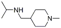 Isopropyl-(1-Methyl-piperidin-4-ylMethyl)-aMine Structure