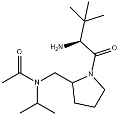 N-[1-((S)-2-AMino-3,3-diMethyl-butyryl)-pyrrolidin-2-ylMethyl]-N-isopropyl-acetaMide,1354028-53-7,结构式