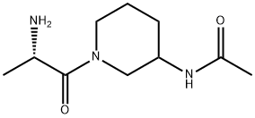 N-[1-((S)-2-AMino-propionyl)-piperidin-3-yl]-acetaMide,1290238-48-0,结构式