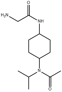 N-[4-(Acetyl-isopropyl-aMino)-cyclohexyl]-2-aMino-acetaMide 结构式